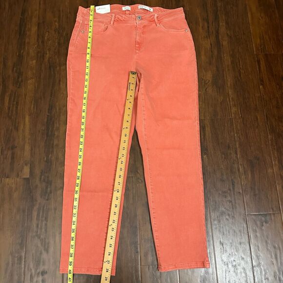 J.JILL Jeans Red Clover Denim Slim Ankle Authentic Fit Straight NWT - Picture 13 of 14